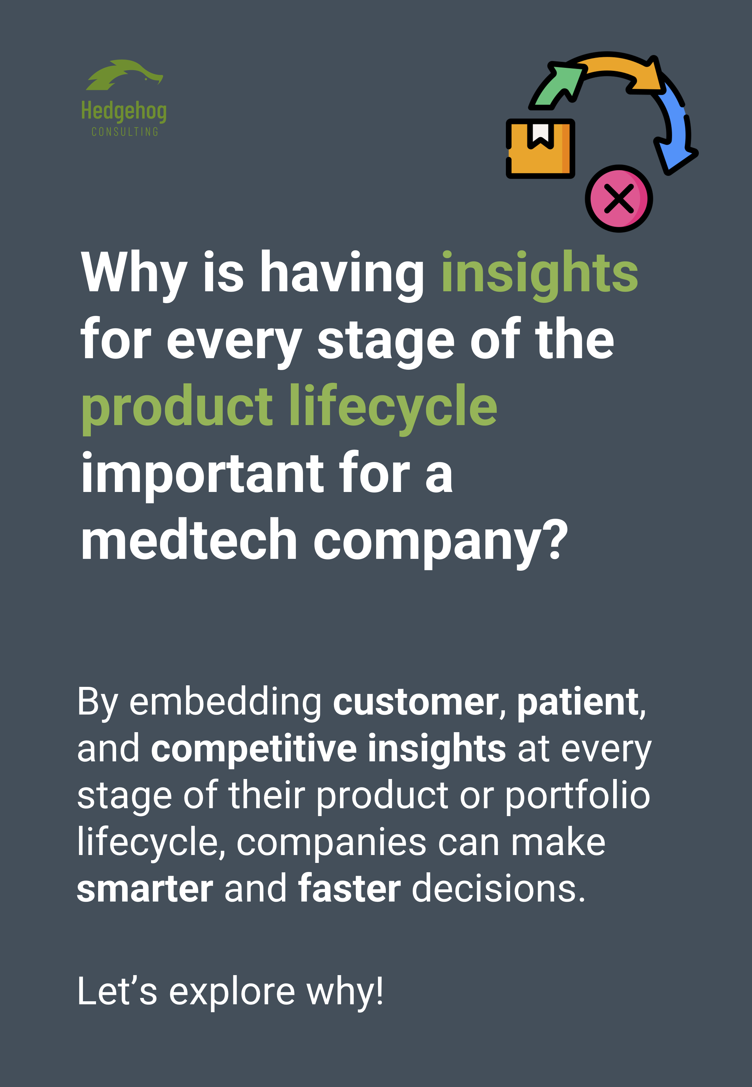 Medtech product lifecycle insights